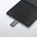 Qoltec Adapter przejściówka USB-C 3.1 | Micro USB | MHL | Aluminiowy