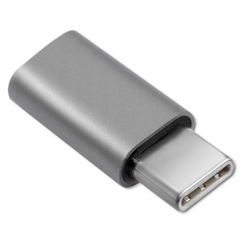 Qoltec Adapter przejściówka USB-C 3.1 | Micro USB | MHL | Aluminiowy