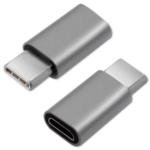 Qoltec Adapter przejściówka USB-C 3.1 | Micro USB | MHL | Aluminiowy
