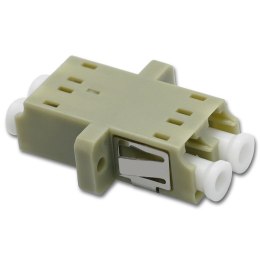 Qoltec Adapter światłowodowy LC/UPC | Duplex | Multimode