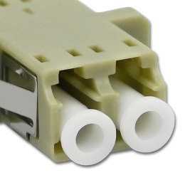 Qoltec Adapter światłowodowy LC/UPC | Duplex | Multimode