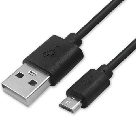 Qoltec Kabel USB A męski | micro USB B męski | 5P | 1m