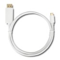 Qoltec DisplayPort Alternate mode | USB 3.1 typ C męski | Displayport męski | 5K | 1m