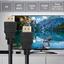 Qoltec Kabel HDMI v1.4 | High speed | 4K | 30Hz | 30AWG | 3D | GOLD | 3m