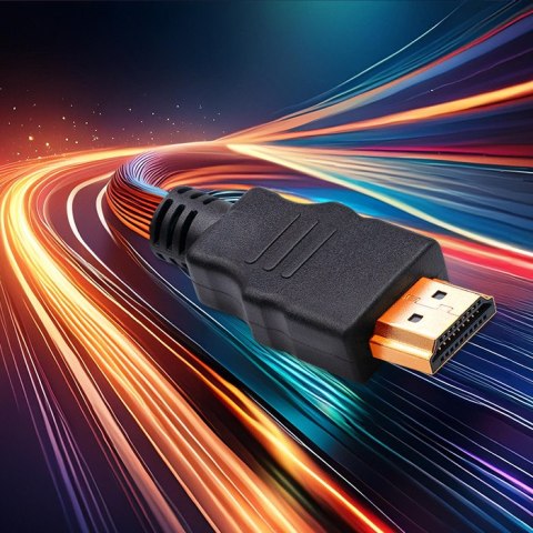 Qoltec Kabel HDMI v1.4 | High speed | 4K | 30Hz | 30AWG | GOLD | 1.5m