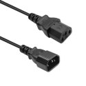 Qoltec Kabel przedłużający zasilający IEC C13/C14 | 3x1.00mm² | 5m