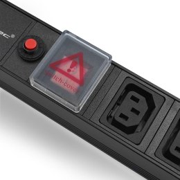 Qoltec Listwa zasilająca PDU antyprzeciążeniowa do RACK 19