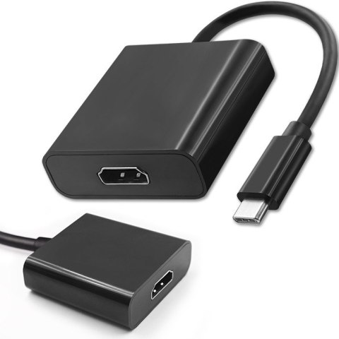Qoltec Adapter przejściówka USB-C 3.1 | HDMI | 4K | MHL