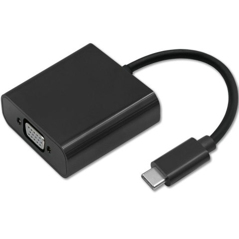 Qoltec Adapter przejściówka USB-C 3.1 | VGA | Full HD 1080P | MHL