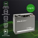 Qoltec Akumulator AGM | 12V | 17Ah | Bezobsługowy | Wydajny | LongLife | do UPS, skutera