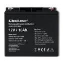 Qoltec Akumulator AGM | 12V | 18Ah | Bezobsługowy | Wydajny | LongLife | do UPS, skutera