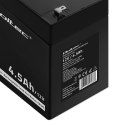 Qoltec Akumulator AGM | 12V | 4.5Ah | Bezobsługowy | Wydajny | LongLife | do UPS, wagi, kasy