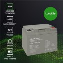 Qoltec Akumulator AGM | 12V | 45Ah | Bezobsługowy | Mocny | LongLife | do UPS, kampera, łodzi, pieca