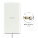 Qoltec Antena 4G LTE DUAL z podwójnym złączem SMA| 30dBi | Wewnętrzna
