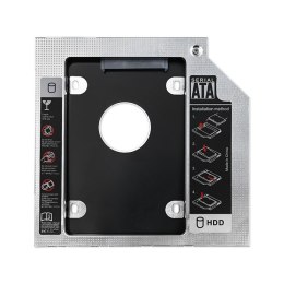 Qoltec Kieszeń na drugi dysk 2.5 HDD | 9.5 mm