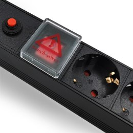 Qoltec Listwa zasilająca PDU antyprzeciążeniowa do RACK 19