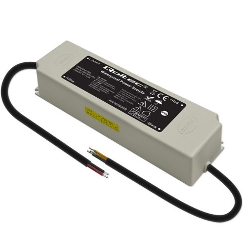 Qoltec Zasilacz impulsowy LED IP67 | 150W | 12V | 12.5A | Wodoodporny | Biały