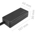 Qoltec Zasilacz sieciowy do monitora LG 40W | 19V | 2.1A | 6.5*4.4 | +kabel zasilający