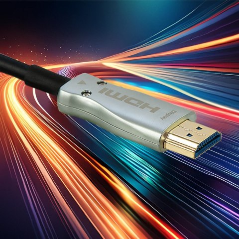 Qoltec Kabel HDMI v.2.0 | High speed | 4K | 60Hz |AOC | GOLD| 30m