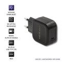 Qoltec Ładowarka sieciowa 20W | 5-12V | 1.67-3A | USB typ C | PD | Czarna