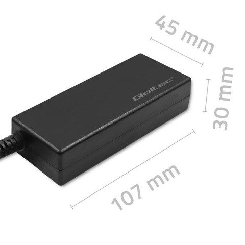 Qoltec Zasilacz specjalizowany do Asus 65W | SmartPlug | 3 wtyczki | +kabel zasilający