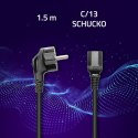 Qoltec Kabel zasilający IEC C13/SCHUKO | 3x0.75mm² | 1.5m