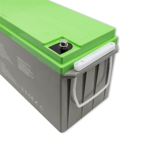 Qoltec Akumulator żelowy Deep Cycle | 12V | 150Ah | 44.5kg | Bezobsługowy | Professional | LongLife | PV, UPS, kamper