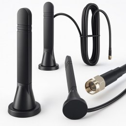 Qoltec Antena 5G LTE dookólna DUAL | 8dBi | Wewnętrzna