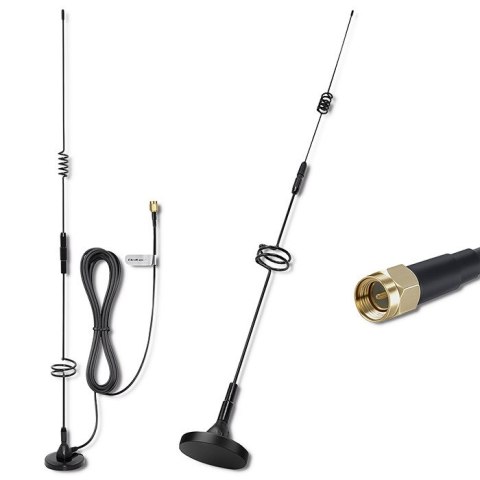 Qoltec Antena GSM 600-2700 MHz LTE | Wewnętrzna