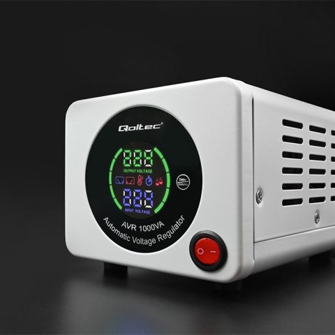 Qoltec Automatyczny stabilizator napięcia AVR 1000VA