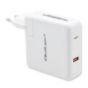 Qoltec Ładowarka GaN FAST 108W | 5-20V | 3-4.7A | USB C | Laptop | Smartfon | Biała
