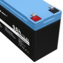 Qoltec Akumulator LiFePO4 Litowo-Żelazowo-Fosforanowy | 12.8V | 9Ah | 115.2Wh | BMS