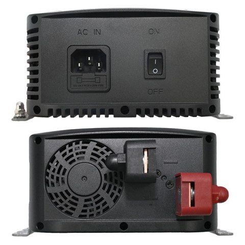 Qoltec Inteligentna ładowarka Monolith do akumulatorów LiFePO4 AGM GEL SLA | 10A | 12V