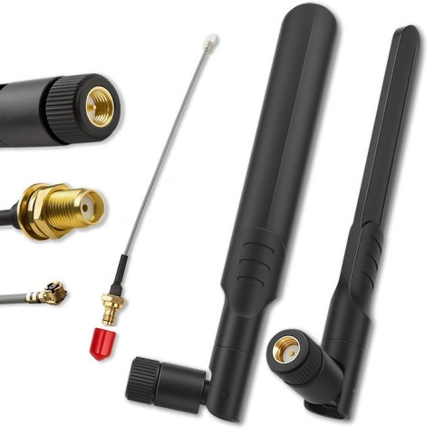 Qoltec Antena 4G LTE DUAL | 5dBi | dookólna | zewnętrzna