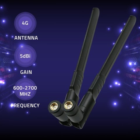 Qoltec Antena 4G LTE DUAL | 5dBi | dookólna | zewnętrzna