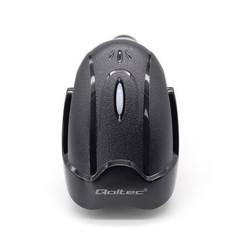 Qoltec Bezprzewodowy skaner czytnik kodów kreskowych i QR | 1D 2D | USB | 2.4G