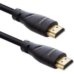 Qoltec Kabel HDMI v2.1 Ultra high speed 8K | 60Hz | 26AWG | GOLD | 5m