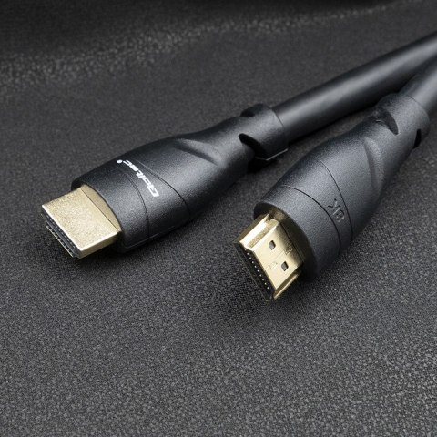 Qoltec Kabel HDMI v2.1 Ultra high speed 8K | 60Hz | 26AWG | GOLD | 5m