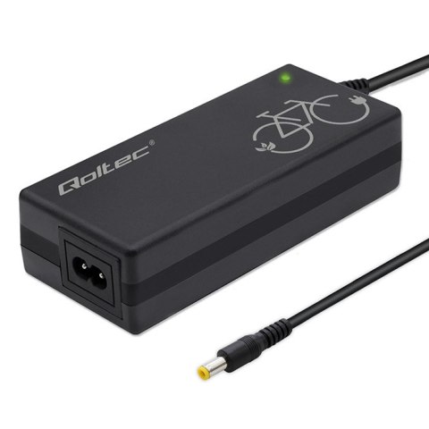 Qoltec Ładowarka do roweru, skutera elektrycznego 36V | 42V | 2A | 5.5*2.5 | +kabel zasilający