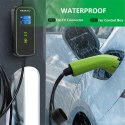 Qoltec Mobilna ładowarka do samochodu elektrycznego EV z regulacją 2w1 Typ2 | 7kW | 230V | LCD | Przenośna | Wallbox | 5m