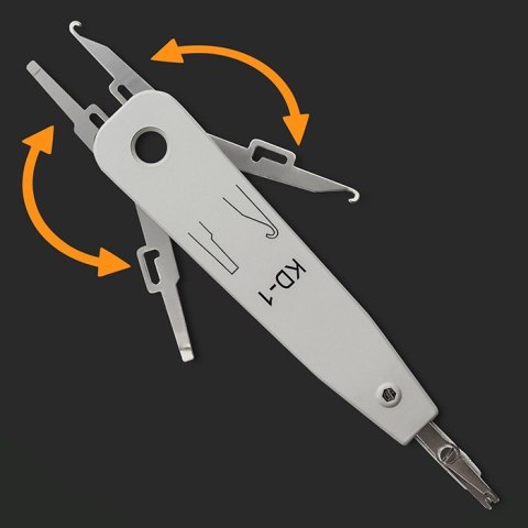 Qoltec Nóż krosowniczy do złączy KRONE | LSA | KEYSTONE