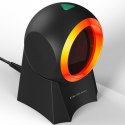 Qoltec Stacjonarny skaner czytnik kodów kreskowych i QR | 1D 2D | USB
