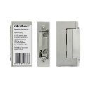 Qoltec Elektrozaczep symetryczny rygiel | 12V | Stal nierdzewna