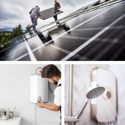 Qoltec Inwerter Przetwornica solarna do grzania wody ECO Solar Boost | MPPT | BYPASS | LCD | 4kW