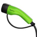 Qoltec Mobilna ładowarka do samochodu elektrycznego EV z regulacją 2w1 Typ2 | 11kW | LCD | 3 fazy | Przenośna | Wallbox | 5m