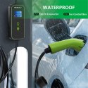 Qoltec Mobilna ładowarka do samochodu elektrycznego EV z regulacją 2w1 Typ2 | 11kW | Wi-fi | LCD | 3 fazy | Przenośna | Wallbox 