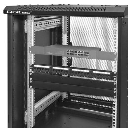 Qoltec Solidny stalowy Panel zaślepiający do szaf RACK 19