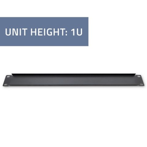 Qoltec Solidny stalowy Panel zaślepiający do szaf RACK 19" | 1U