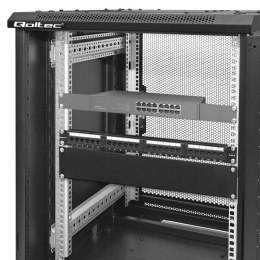 Qoltec Solidny stalowy Panel zaślepiający do szaf RACK 19