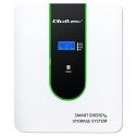 Qoltec Stabilny Magazyn energii LiFePO4 | 5.12kWh | 51.2V | 100Ah | BMS | LCD